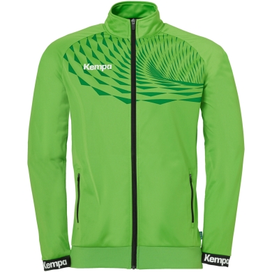 Kempa Training Jacket Wave 26 (100% Polyester, elastic) green Men