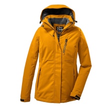 Killtec Winter Jacket KOW 140 with Hood (waterproof and windproof) dark yellow ladies