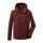 Killtec softshell jacket with detachable hood (fleece lining, water-repellent) burnt red men's