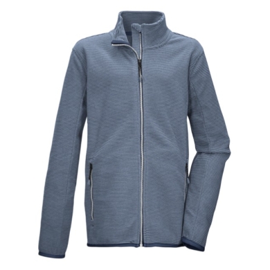 Killtec Fleece Jacket KOS 162 (with Stand-up Collar) Denim Blue Boys