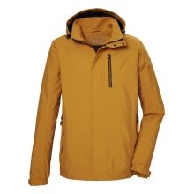 Killtec transitional jacket/function jacket KOS 52 with hood (waterproof, windproof) gold/yellow men's