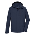 Killtec transitional jacket/function jacket KOS 52 with hood (waterproof, windproof) dark blue men's