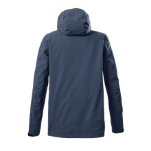 Killtec functional jacket KOS 87 with detachable hood (waterproof, windproof) steel blue men's
