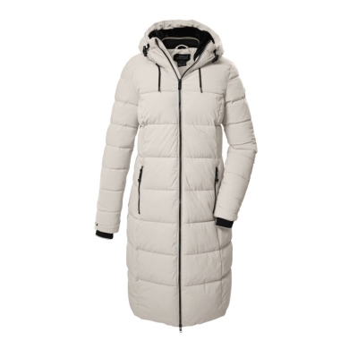 Killtec Winter Coat KOW 56 QLTD with Hood (breathable, windproof, water-repellent) white ladies