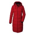 Killtec Winter Coat KOW 56 QLTD with Hood (breathable, windproof, water-repellent) red Ladies