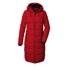 Killtec Winter Coat KOW 56 QLTD with Hood (breathable, windproof, water-repellent) red Ladies