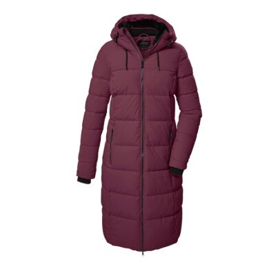 Killtec Winter Coat KOW 56 QLTD with Hood (breathable, windproof, water-repellent) purple Ladies