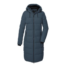 Killtec Winter Coat KOW 56 QLTD with Hood (breathable, windproof, water-repellent) petrol Ladies