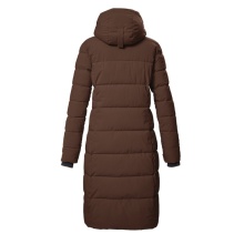 Killtec Winter Coat KOW 56 QLTD with Hood (breathable, windproof, water-repellent) cappuccino brown ladies