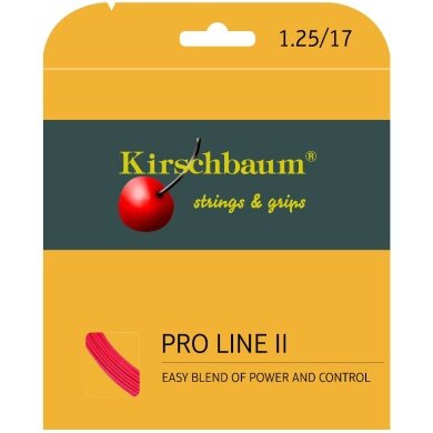 Kirschbaum Tennis String Pro Line No. II (Durability+Control) red 12m Set