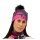Krimson Klover Beanie (Pom Pom) Graffiti Girls - colourful/black Ladies - 1 piece