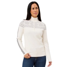 Krimson Klover Sweater Pullover Summit 2.0 Zip Neck (Merino wool) white ladies