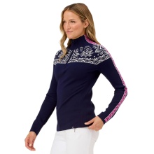 Krimson Klover Sweater Pullover Summit 2.0 Zip Neck (Merino wool) navy blue ladies