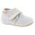 Living Kitzbuhel Slippers Velcro Model Felt (100% Pure New Wool) Plain Kids Light Grey Toddlers (27-30)