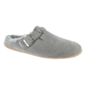 Living Kitzbühel Leather Slippers Premium with Lambswool Steel Grey House Shoes (Size 36-40)
