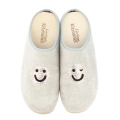 Living Kitzbühel Slippers Fleece Smiley (Cotton) sand/beige Ladies