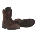Lowa Military Boots Work Shoes Breacher N GTX High (Nubuck Leather, Waterproof) Dark Brown Men's