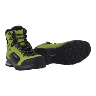 Lowa Hiking Shoes Vigo GTX (Trekking, Split Leather-Textile, Waterproof) Lime Green/Black Men