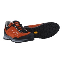 Lowa Delago Low GTX Hiking Shoes (Trekking, Suede, Waterproof) 2025 orange/black Men's