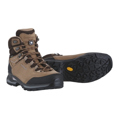 Lowa Lady Light GTX Hiking Shoes (Trekking, Nubuck Leather, Waterproof) 2025 Humus/Brown Ladies