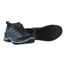 Lowa Innovo Low GTX Walking Shoes (All-Terrain, Suede/Textile, Waterproof) grey/petrol blue Men's