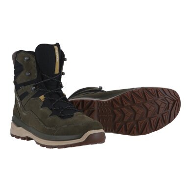 Lowa Winter Boots Ottawa Evo GTX (Suede/Textile, waterproof, warm) olive green/amber green men's