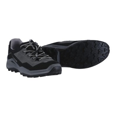 Lowa hiking shoes Wandax LO GTX (suede/synthetic, waterproof) black/grey children
