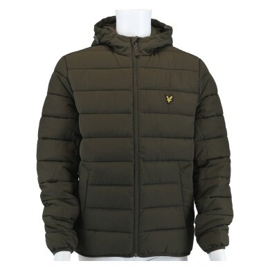 Lyle & Scott Transition Jacket JK1546V Lightweight Padded Jacket Olive Green Men's