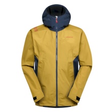 La Sportiva Softshell Jacket Discover Shell (windproof, waterproof) savannah yellow/sky blue men's