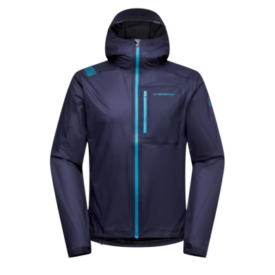 La Sportiva Ethereal Pro Trail Running Jacket (Hard Shell, Waterproof) Dark Blue Men's
