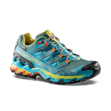 La Sportiva Ultra Raptor II GTX Trail Running Shoes (waterproof) blue/yellow ladies