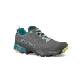 La Sportiva Akyra II GTX Trail Running Shoes (waterproof, for long distances) 2026 carbon grey/blue ladies