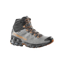 La Sportiva Ultra Raptor II Mid Leather GTX Hiking Shoes (Fast-Hiking, Nubuck Leather, Waterproof) grey Men's
