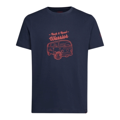 La Sportiva Hiking/Recreation T-shirt Van (Cotton) dark blue Men's