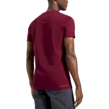 La Sportiva Hiking/Recreation T-shirt Ape - Mountain Living - (Cotton) burgundy Men's