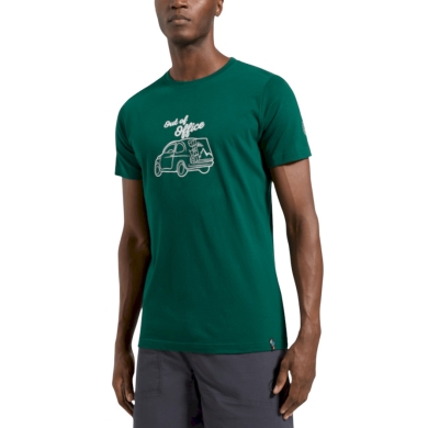 La Sportiva Hiking/Recreation T-shirt Cinquecento - Out of Office - (Cotton) green Men's