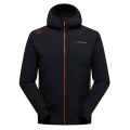 La Sportiva Descender Storm Jacket (odour-resistant and antibacterial treated) black/tomato men's