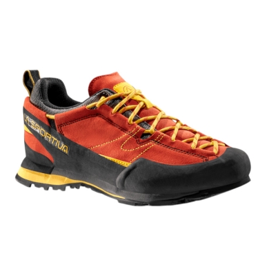 La Sportiva hiking shoes Boulder X (approach) red/black/yellow men's