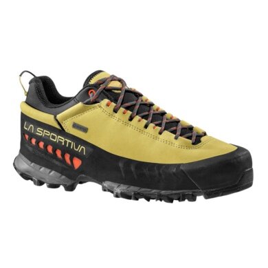 La Sportiva Hiking Shoes TX 5 Low GTX (Nubuck Leather, Approach, Waterproof) Green Yellow/Black Ladies