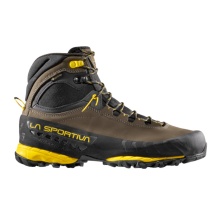La Sportiva hiking shoes TX 5 GTX nubuck leather (waterproof, stable, protective) carbon green/black/yellow men's