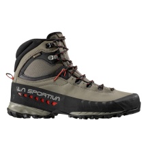 La Sportiva hiking shoes TX 5 GTX nubuck leather (waterproof, stable, protective) clay green/black men's