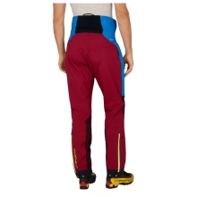 La Sportiva Alpin Hard Shell Trousers Supercouloir GTX Pro Pant (waterproof) long blue/sangria red men's