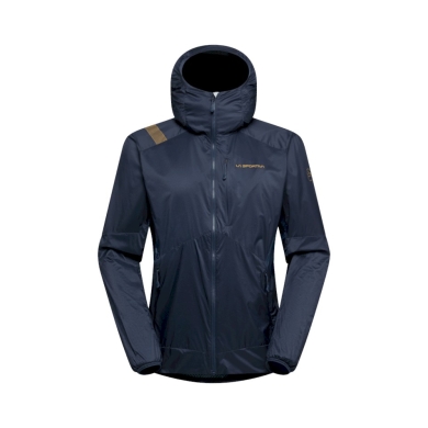 La Sportiva Across Lite Hiking Jacket (Insulated Jacket, Windproof, Breathable) Night Blue/Savana Men's