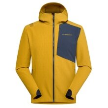 La Sportiva Descender Storm Hiking Jacket (windproof, water-repellent) 2025 savannah yellow/night blue Men's