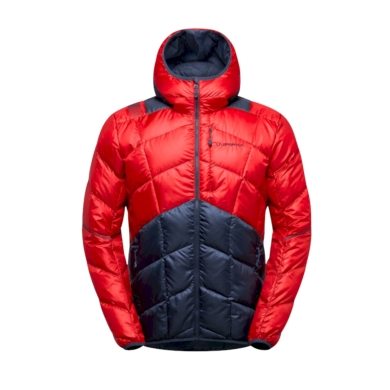 La Sportiva Pinnacle Down Winter Jacket (lightweight, thermal insulation, ski touring) 2025 red/dark blue men's