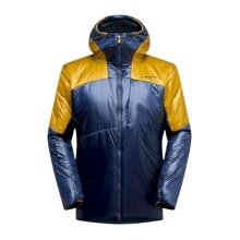 La Sportiva Winter Jacket Supercouloir Primaloft Parka (PrimaLoft Gold Insulation, windproof) dark blue/savana yellow men's