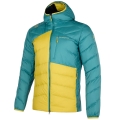 La Sportiva Down Winter Jacket Titan Down teal blue/yellow men's