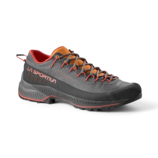 La Sportiva TX4 Evo ST Hiking Shoes (Approach, Synthetic) carbon grey/red Men's