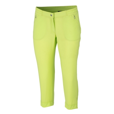 Limited Sports Capri Trousers Carla (Stretch, slim fit) lime green Women