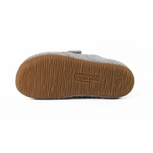 Living Kitzbühel Slippers Franzi Felt Plain Kids Light Grey Toddlers (23-30)